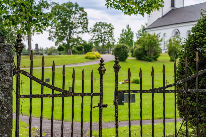 Gothic Iron Fence Installation in Alpharetta, GA